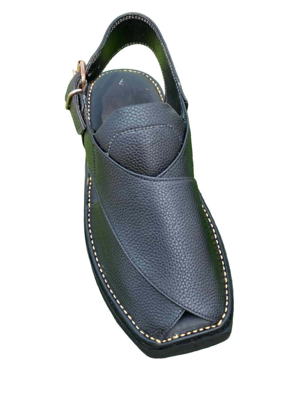 Black kaptan peshawari chappal